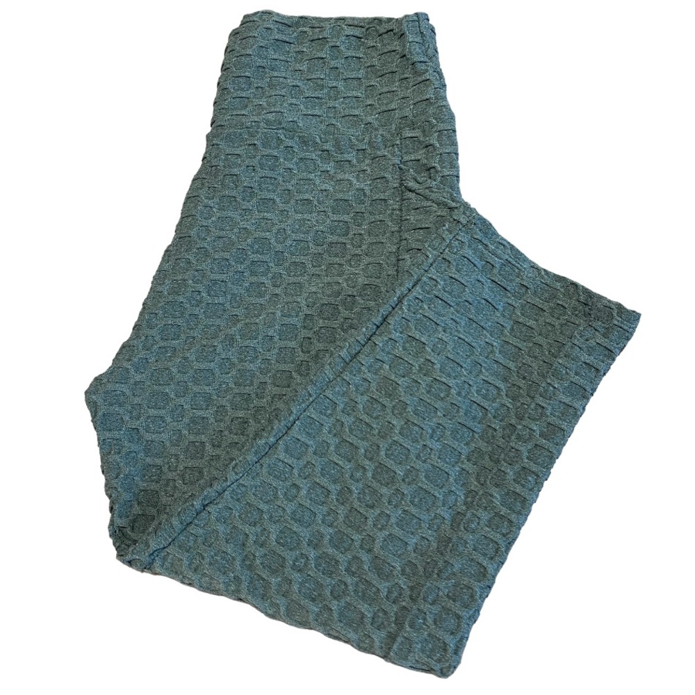 0 to 5 Gray Waffle Style Leggings, 3XL